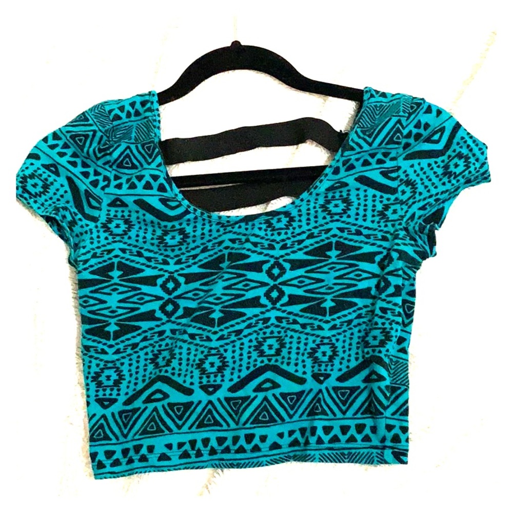 Green Crop Top